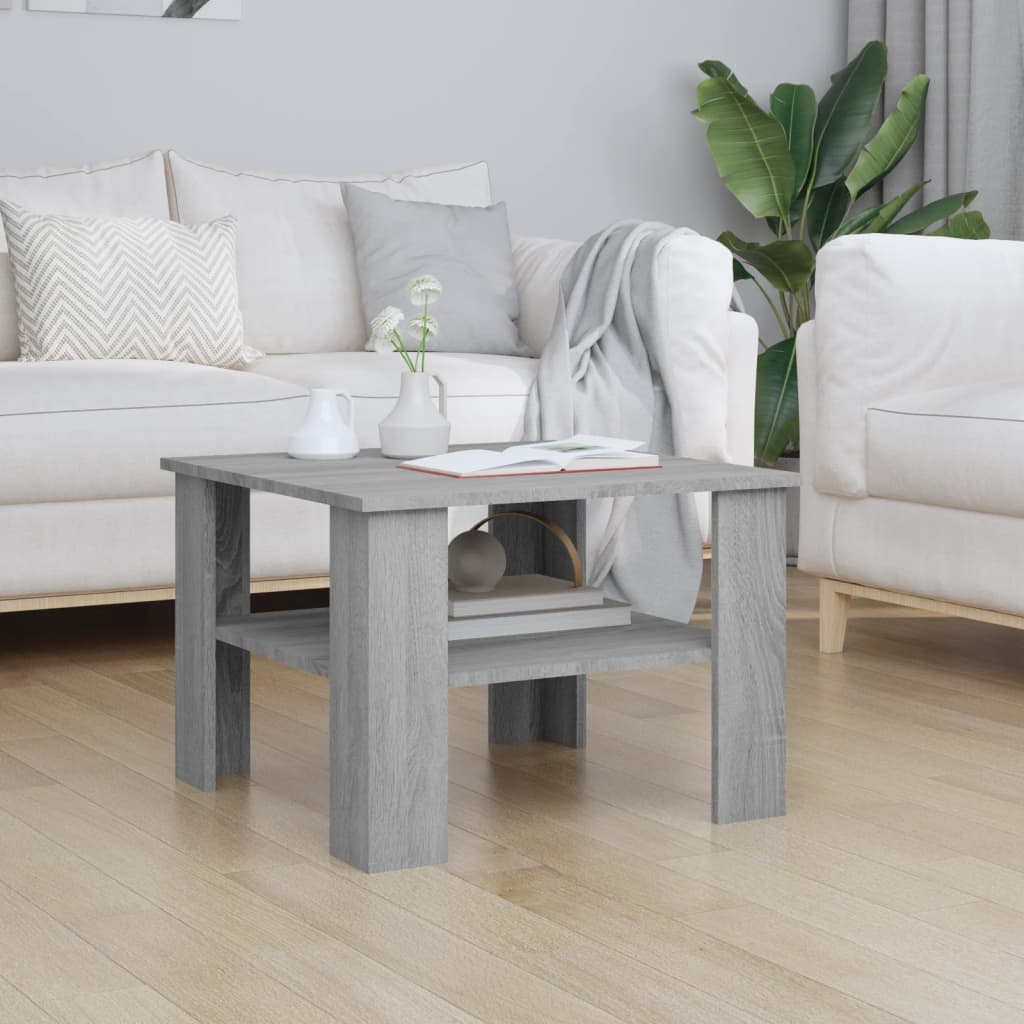 Sofabord 60X60X42 Cm Konstrueret Træ