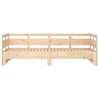 Daybed Med Udtræk 2X(90X200) Cm Massivt Fyrretræ