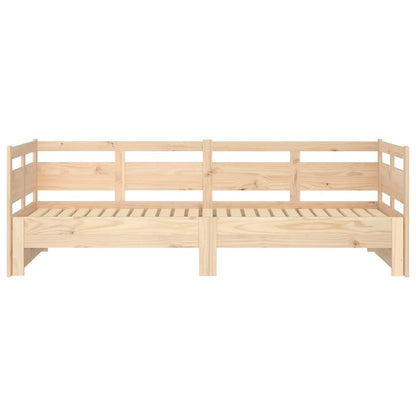 Daybed Med Udtræk 2X(80X200) Cm Massivt Fyrretræ