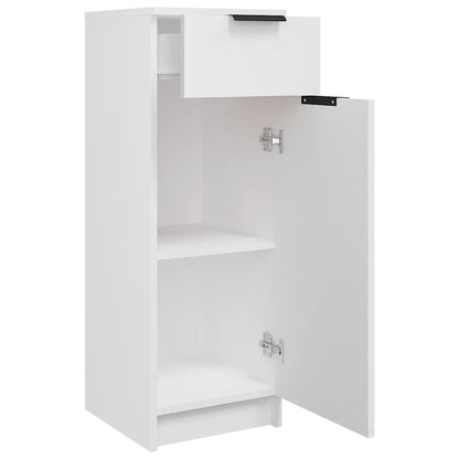 Badeværelsesskab 32x33,5x90 Cm Konstrueret Træ - Billede 7
