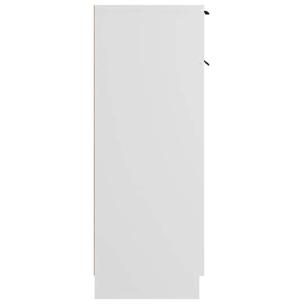 Badeværelsesskab 32x33,5x90 Cm Konstrueret Træ - Billede 8