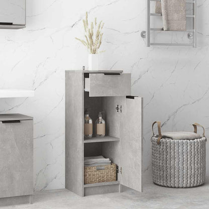 Badeværelsesskab 32x34x90 Cm Konstrueret Træ - Billede 3