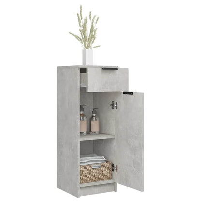 Badeværelsesskab 32x34x90 Cm Konstrueret Træ - Billede 5
