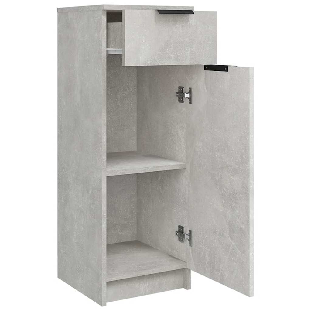 Badeværelsesskab 32x34x90 Cm Konstrueret Træ - Billede 7