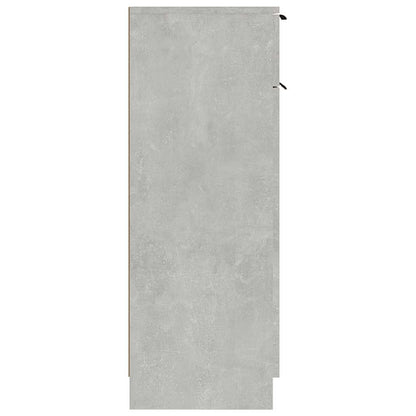 Badeværelsesskab 32x34x90 Cm Konstrueret Træ - Billede 8