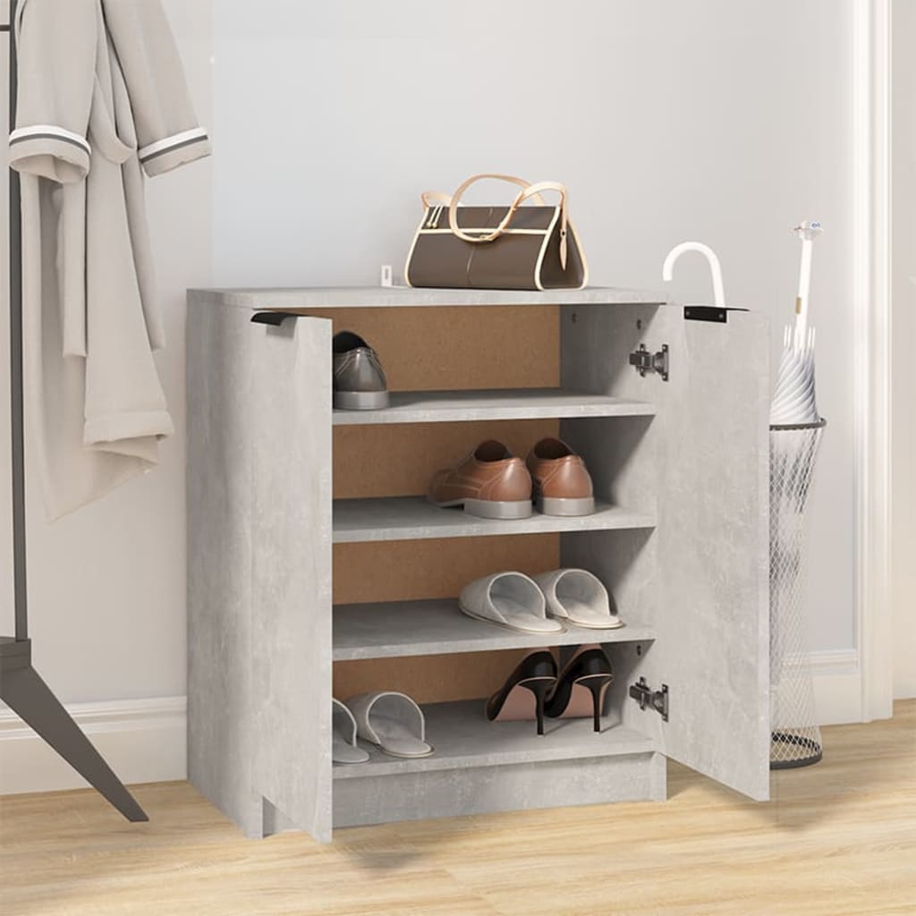 Skoskab 59x35x70 Cm Konstrueret Træ - Billede 6