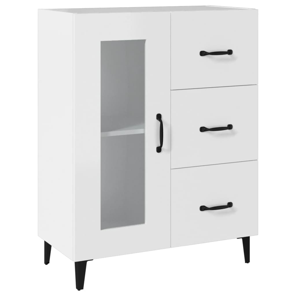 Skænk 69,5x34x90 Cm Konstrueret Træ - Billede 2
