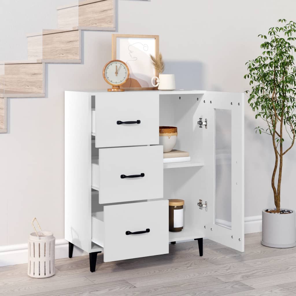Skænk 69,5x34x90 Cm Konstrueret Træ - Billede 3