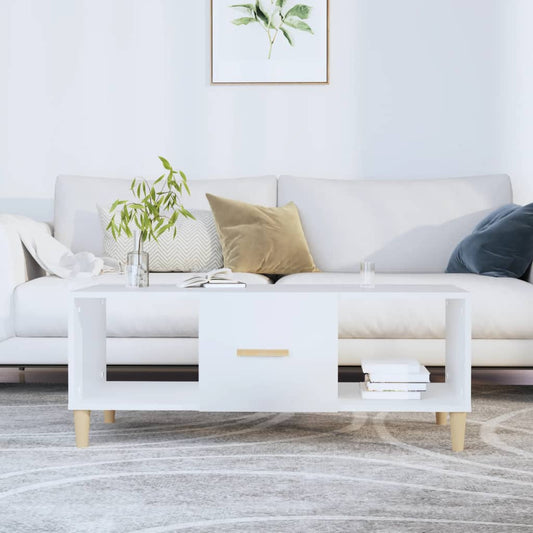Sofabord 102X50X40 Cm Konstrueret Træ