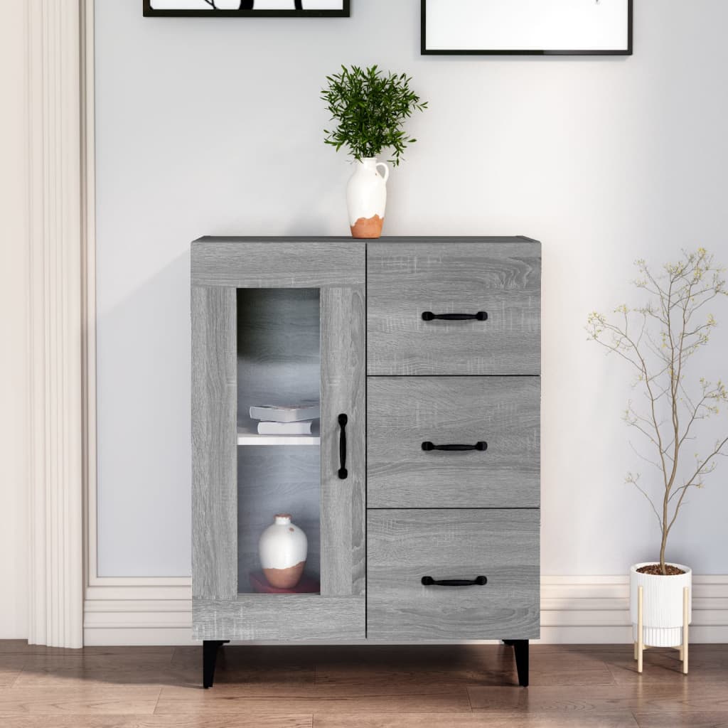 Skænk 69,5x34x90 Cm Konstrueret Træ