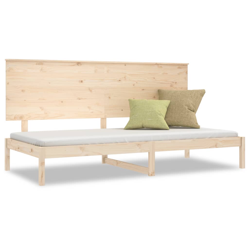 Daybed Uden Madras Massivt Fyrretræ - Billede 2