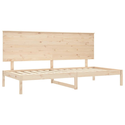 Daybed Uden Madras Massivt Fyrretræ - Billede 4