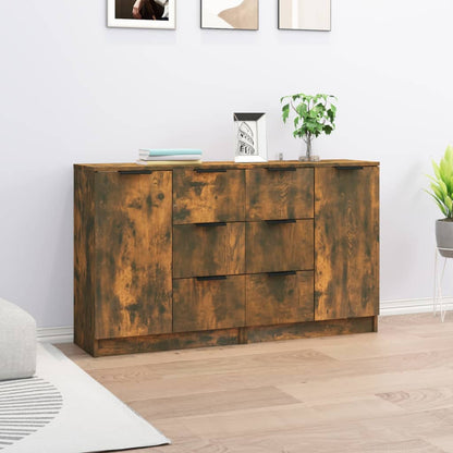 Skænke 2 Stk. 60X30X70 Cm Konstrueret Træ