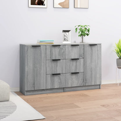 Skænke 2 Stk. 60X30X70 Cm Konstrueret Træ