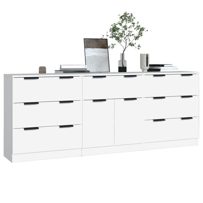 Skænke 3 Stk. Konstrueret Træ