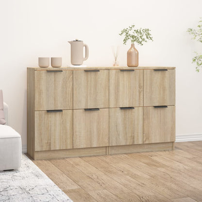 Skænke 2 Stk. 60X30X70 Cm Konstrueret Træ