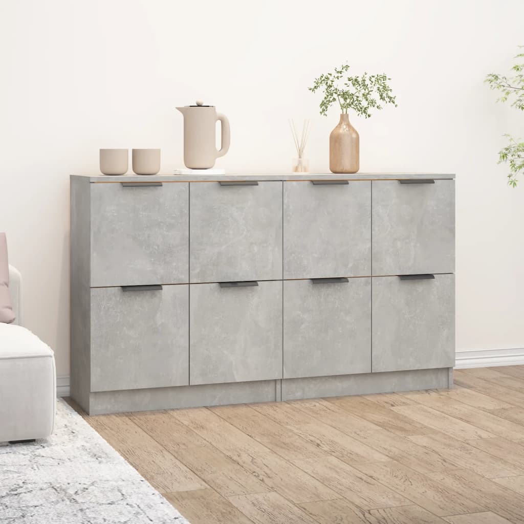 Skænke 2 Stk. 60X30X70 Cm Konstrueret Træ