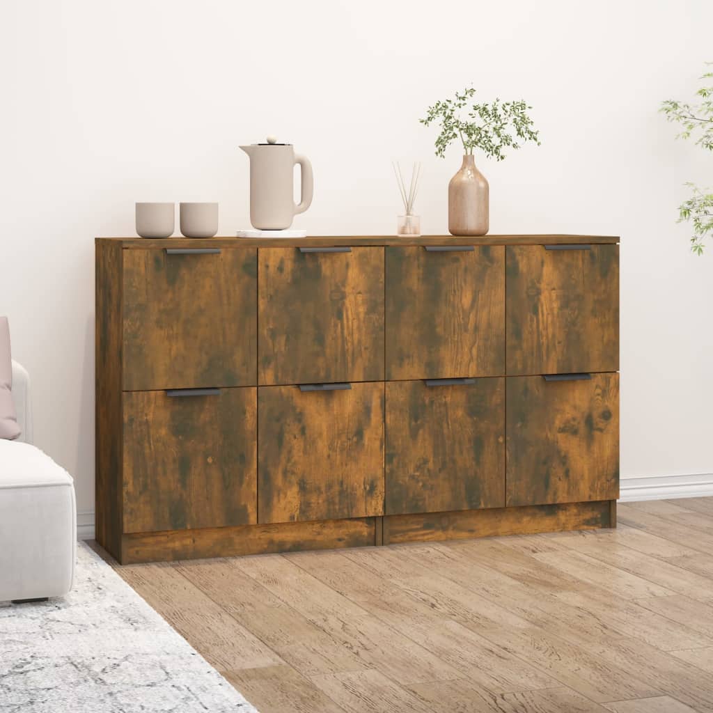 Skænke 2 Stk. 60X30X70 Cm Konstrueret Træ