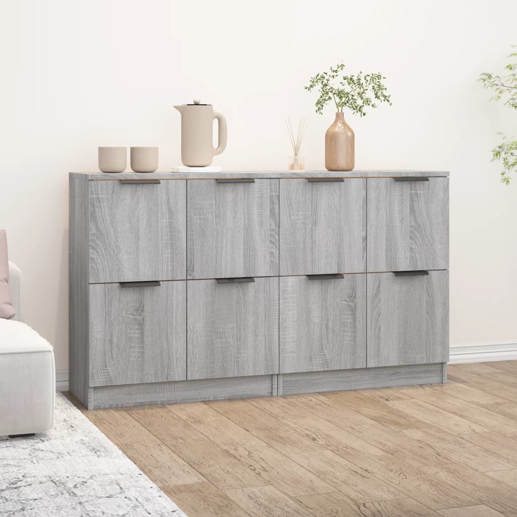 Skænke 2 Stk. 60X30X70 Cm Konstrueret Træ