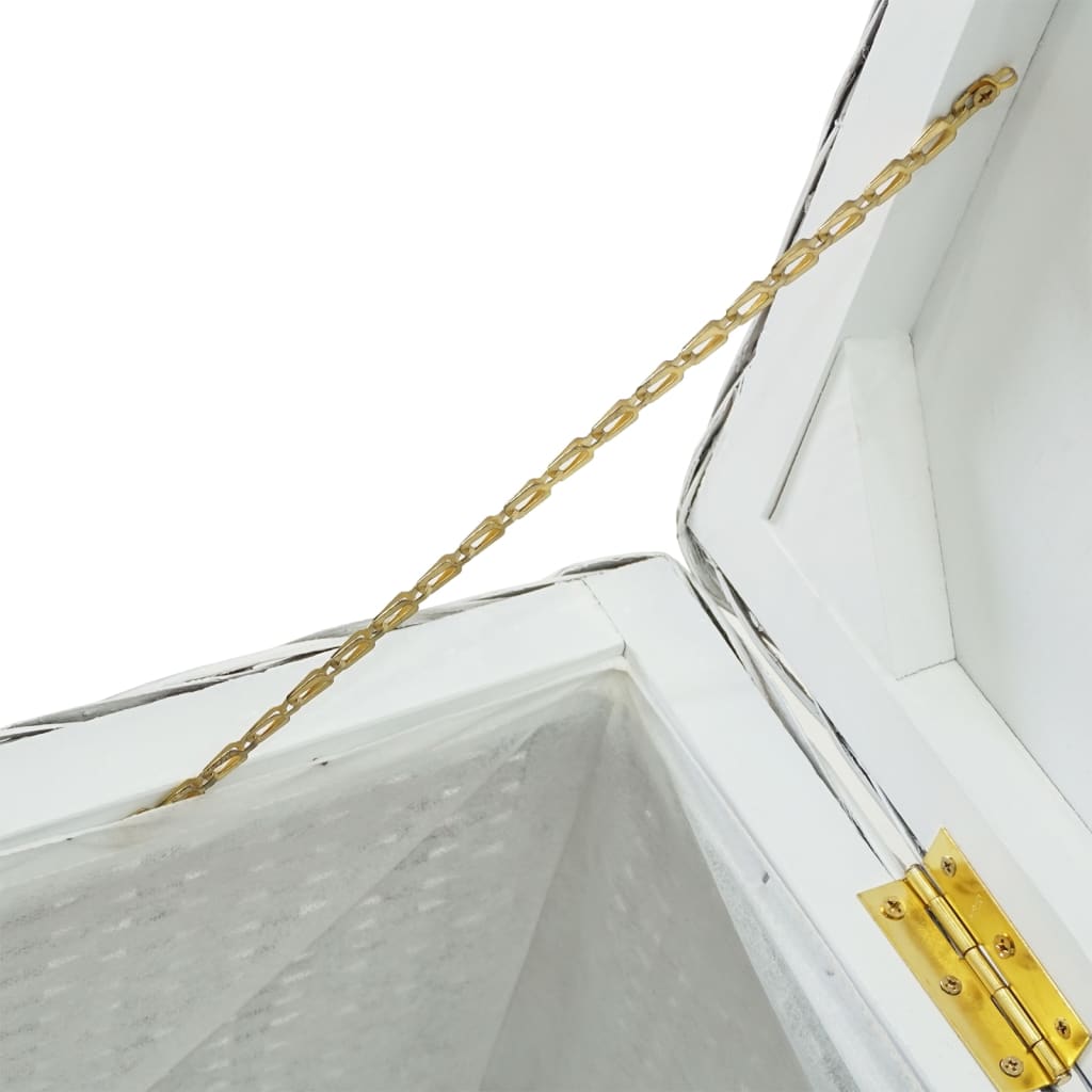 Opbevaringsboks 110 Cm Naturlig Kubu-rattan Og Massivt Mahogni - Billede 5