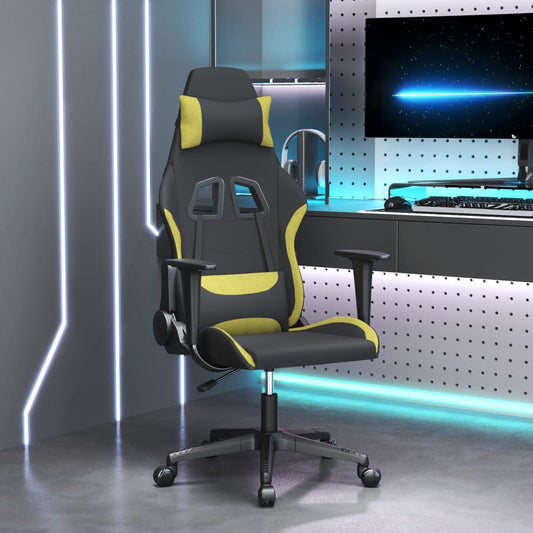 Gamingstol Med Massagefunktion Stof Sort Og