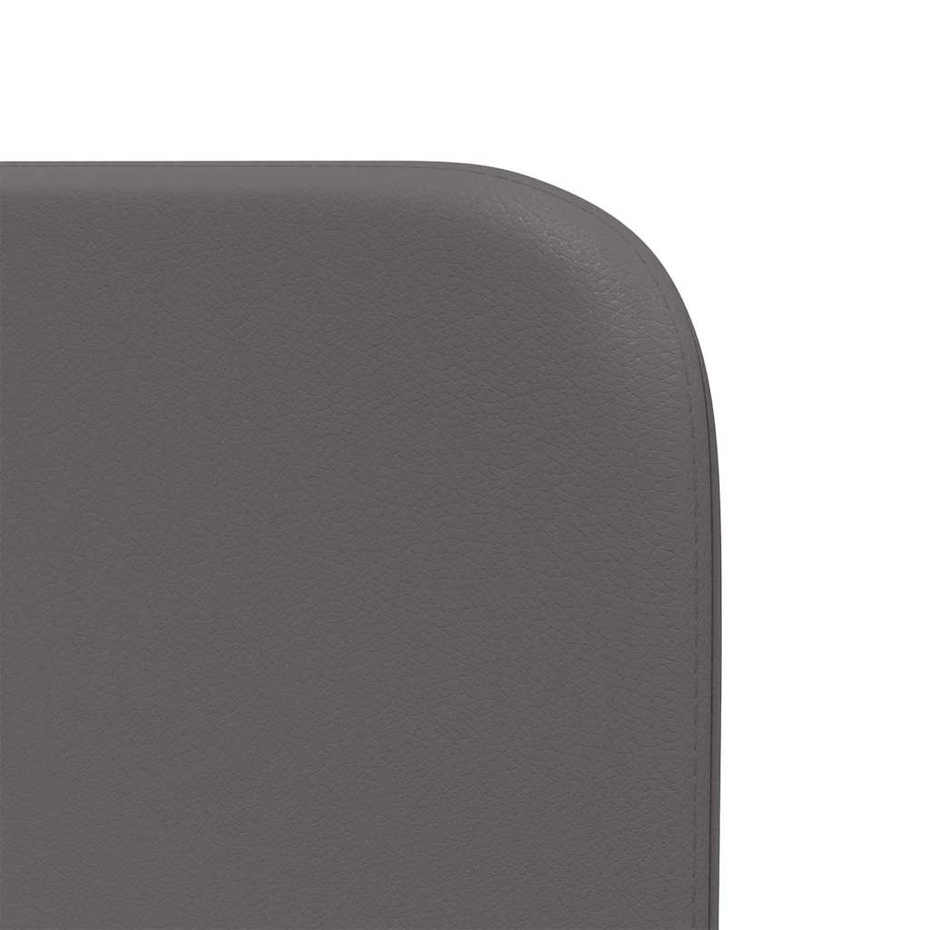 Hovedgærdeører 2 Pcs Grå 40 X 16 X 5 Cm Kunstlæder - Billede 9