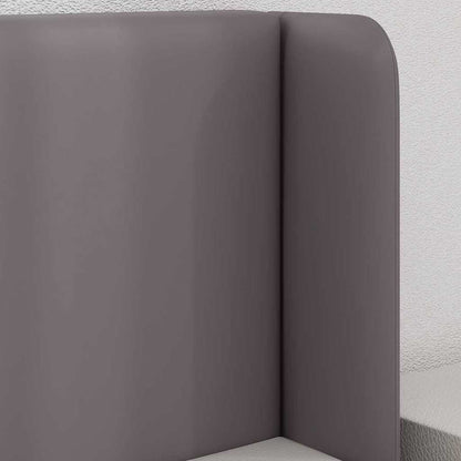 Hovedgærdeører 2 Pcs Grå 40 X 16 X 5 Cm Kunstlæder - Billede 4