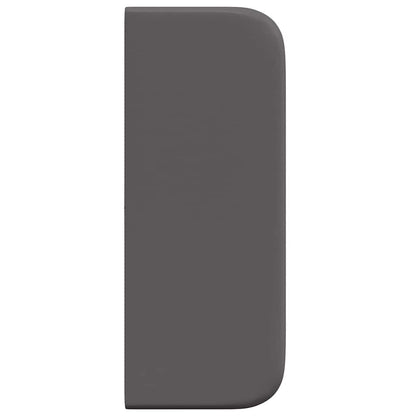 Hovedgærdeører 2 Pcs Grå 40 X 16 X 5 Cm Kunstlæder - Billede 7