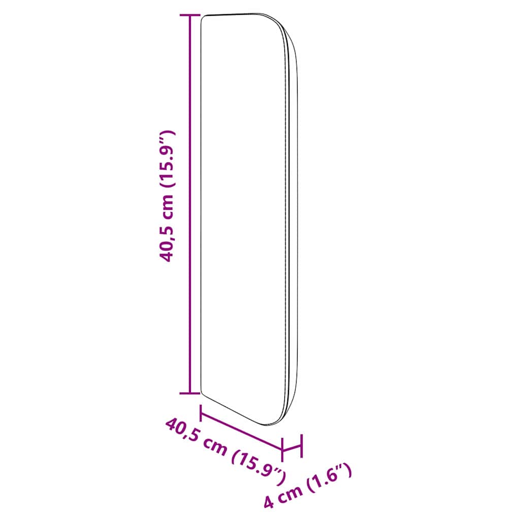 Hovedgærdeører 2 Pcs Grå 40 16 5 Cm Kunstlæder - Billede 10