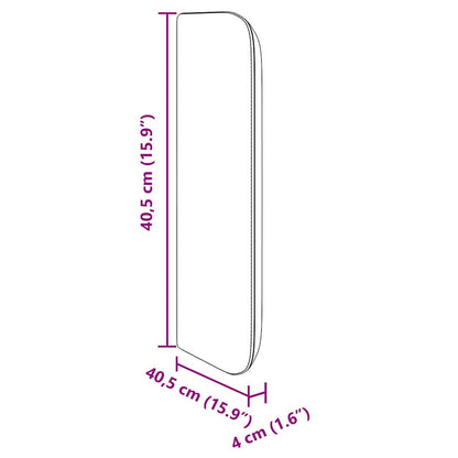 Hovedgærdeører 2 Pcs Grå 40 16 5 Cm Kunstlæder - Billede 10