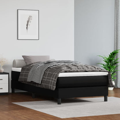 Springmadras Med Pocketfjedre 80X200X20 Cm Kunstlæder