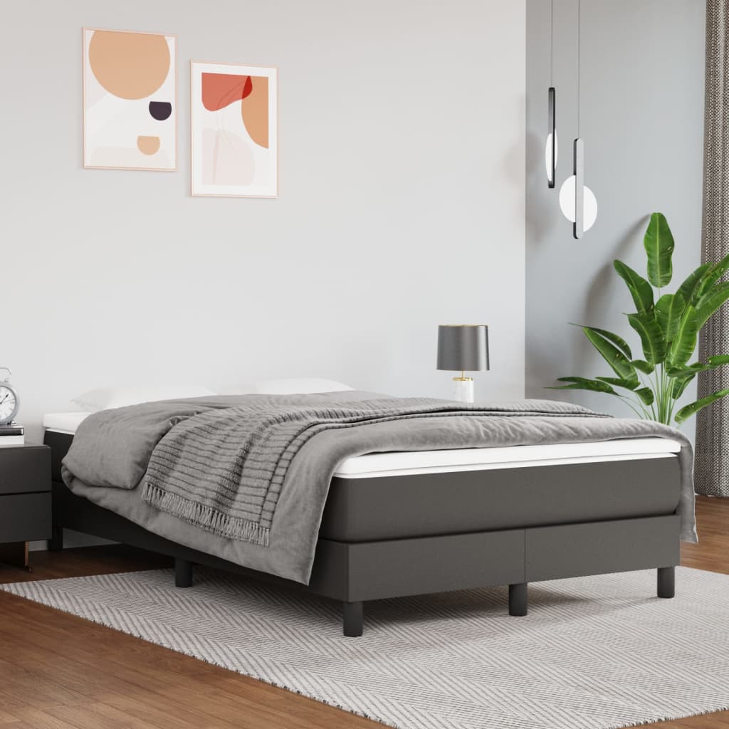 Springmadras Med Pocketfjedre 80X200X20 Cm Kunstlæder