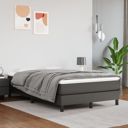 Springmadras Med Pocketfjedre 80X200X20 Cm Kunstlæder