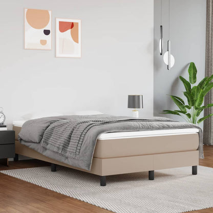 Springmadras Med Pocketfjedre 80X200X20 Cm Kunstlæder