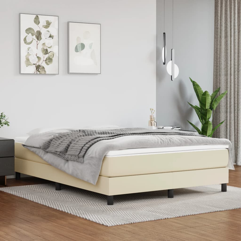 Springmadras Med Pocketfjedre 80X200X20 Cm Kunstlæder