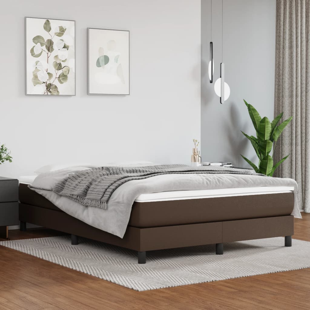 Springmadras Med Pocketfjedre 80X200X20 Cm Kunstlæder