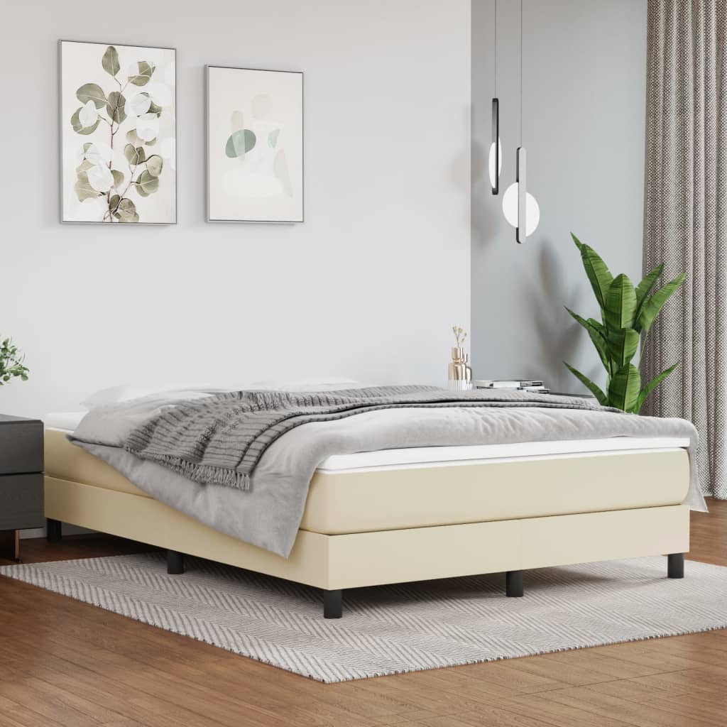 Springmadras Med Pocketfjedre 80X200X20 Cm Kunstlæder