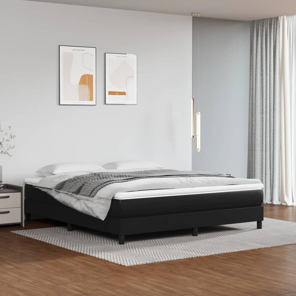 Springmadras Med Pocketfjedre 80X200X20 Cm Kunstlæder