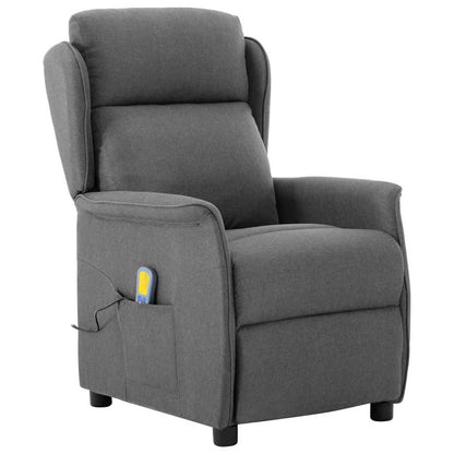 Massagestol Med Pude 93.5 X 67.5 X 101.5 Cm Stof - Variant 348349