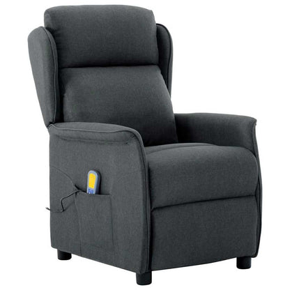 Massagestol Med Pude 93.5 X 67.5 X 101.5 Cm Stof - Variant 348350