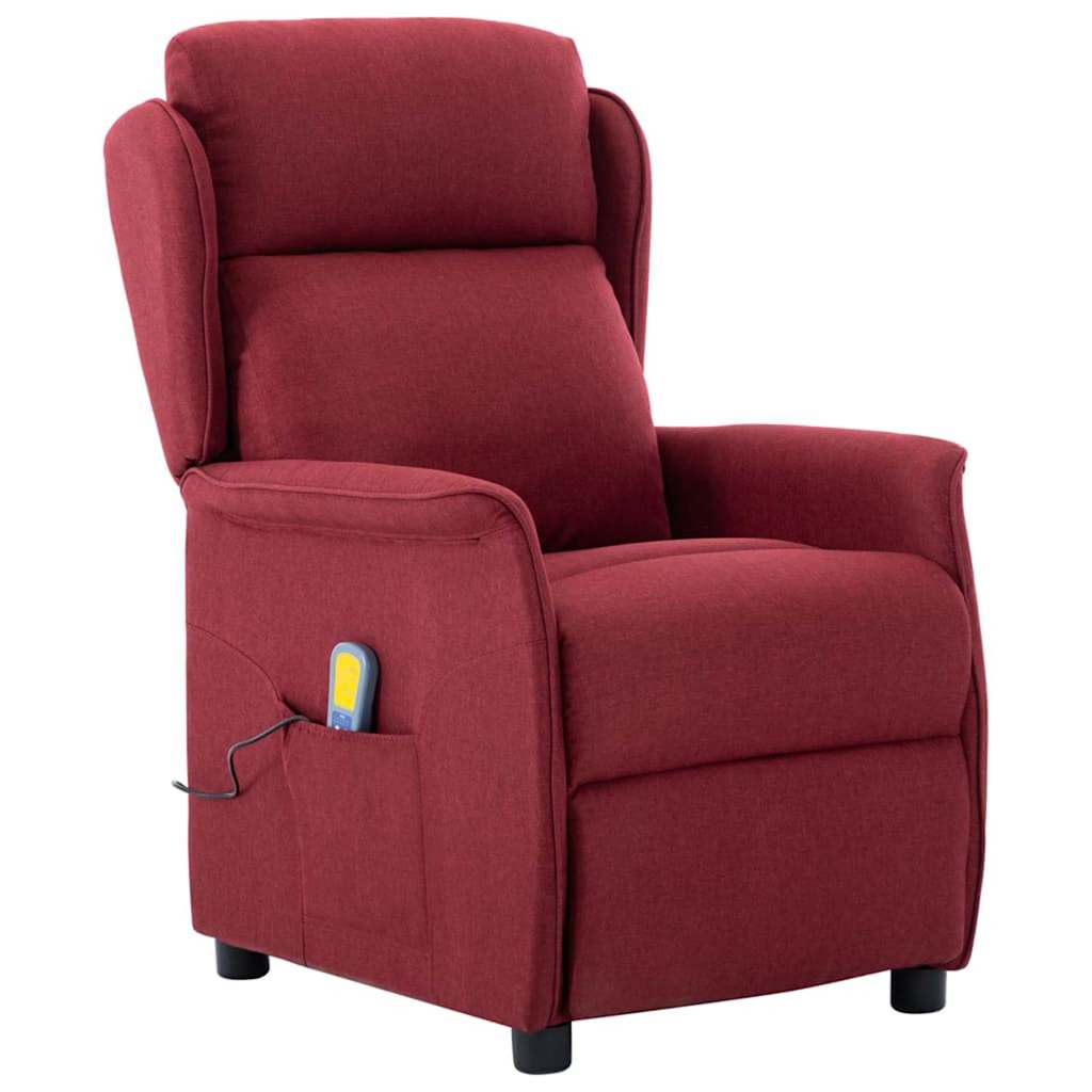 Massagestol Med Pude 93.5 X 67.5 X 101.5 Cm Stof - Variant 348352