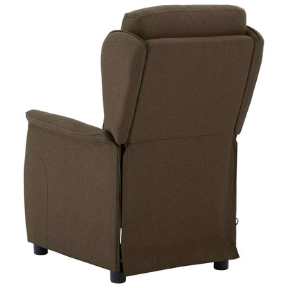 Massagestol Med Pude 93.5 X 67.5 X 101.5 Cm Stof - Billede 3
