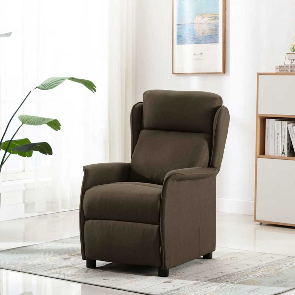 Massagestol Med Pude 93.5 X 67.5 X 101.5 Cm Stof - Billede 2