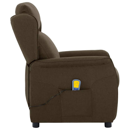 Massagestol Med Pude 93.5 X 67.5 X 101.5 Cm Stof - Billede 4