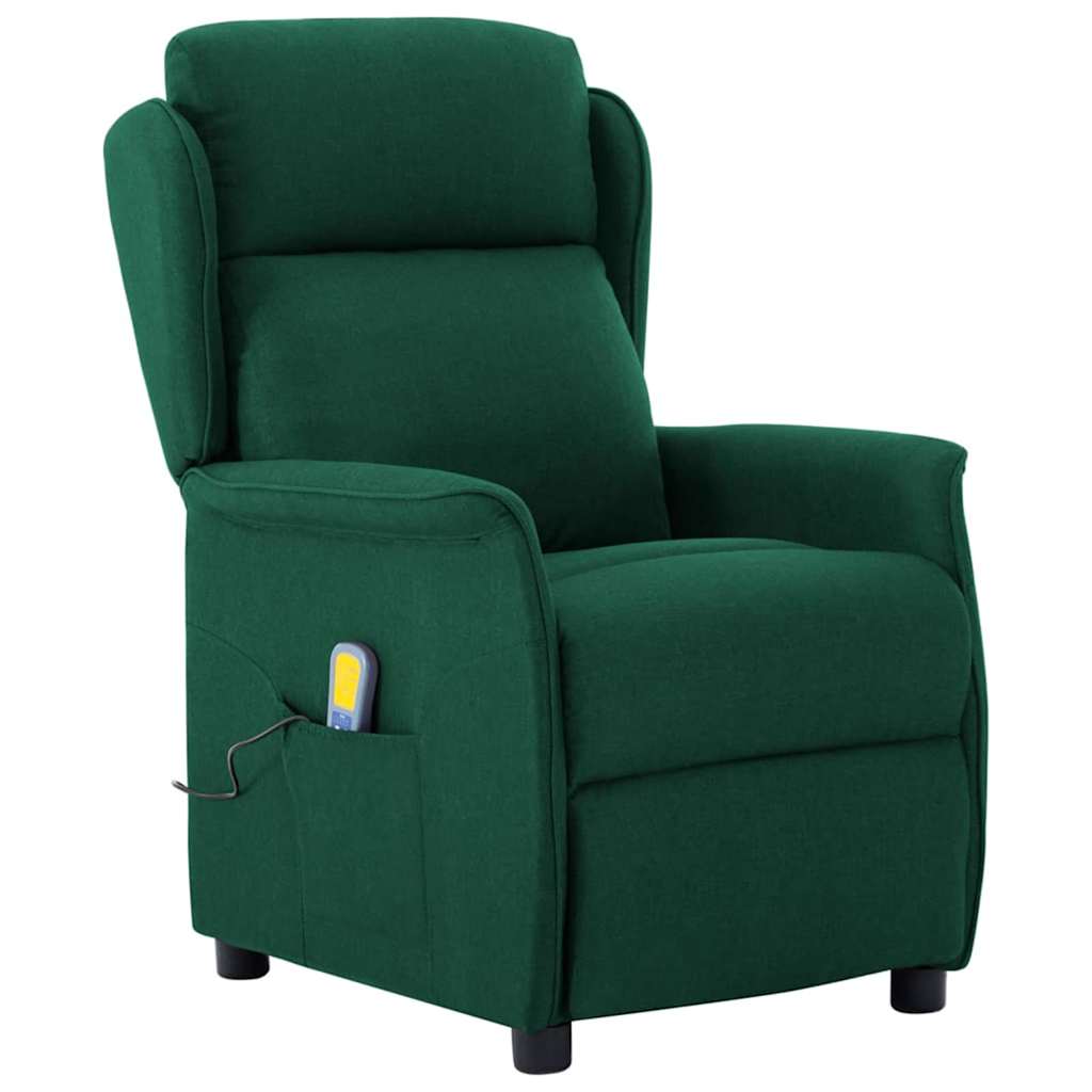 Massagestol Med Pude 93.5 X 67.5 X 101.5 Cm Stof - Variant 348355