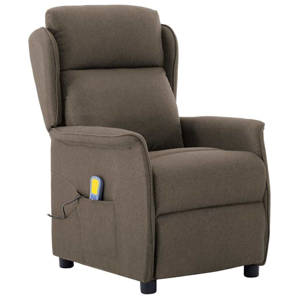 Massagestol Med Pude 93.5 X 67.5 X 101.5 Cm Stof - Variant 348357