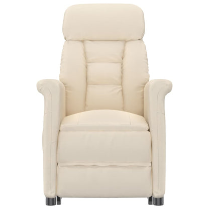 Lænestol Mikrofiberstof Beige - Billede 3