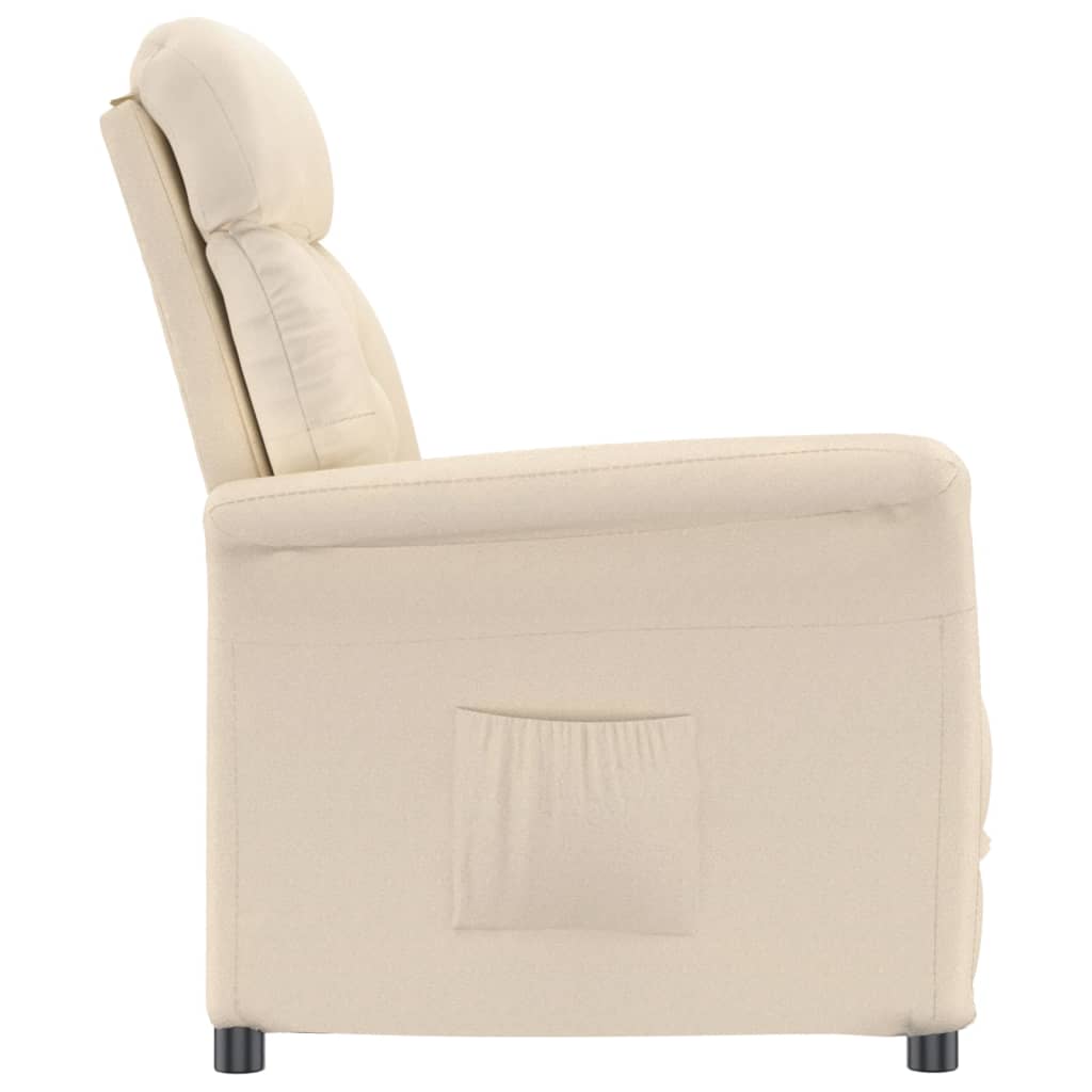 Lænestol Mikrofiberstof Beige - Billede 4
