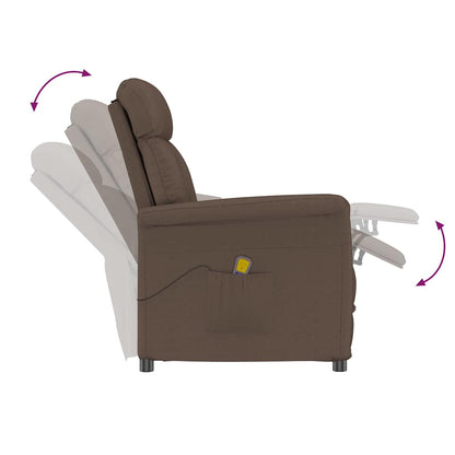 Massagestol 96.5 X 70.5 X 95 Cm Mikrofiber - Billede 5