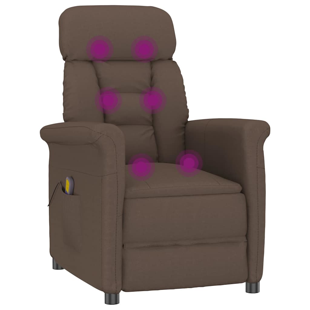 Massagestol 96.5 X 70.5 X 95 Cm Mikrofiber - Billede 6